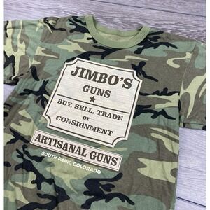 Rothco Men's South Park Jimbo's Guns Camouflage T Shirt Green Size Small